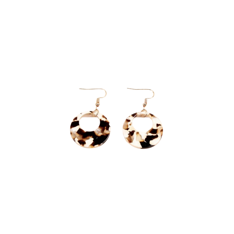 Pendientes de Aro Multicolor - Leopardo-0