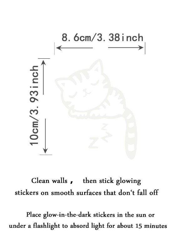 Adhesivo Decorativo "Gatito Dormilón para Interruptores"-1