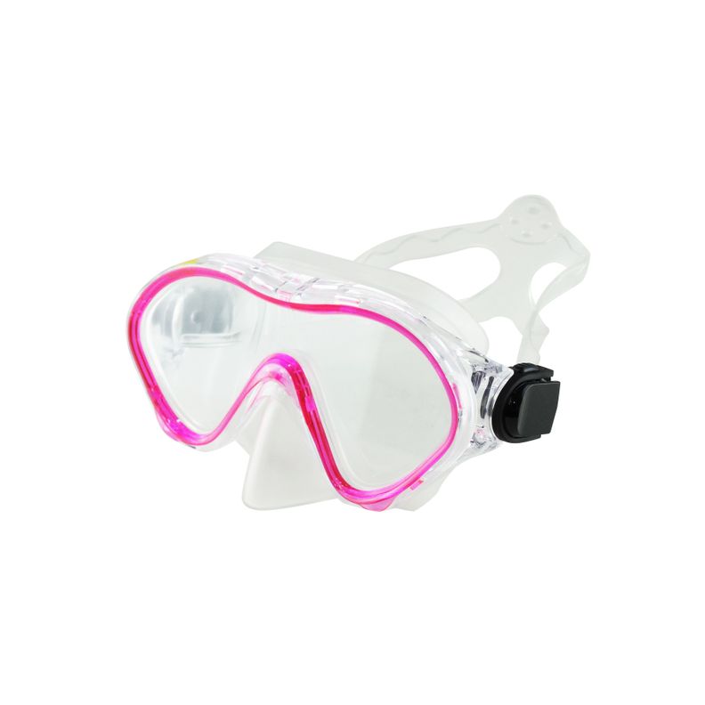 MASCARA DE BUCEO JUNIOR ROSA-1