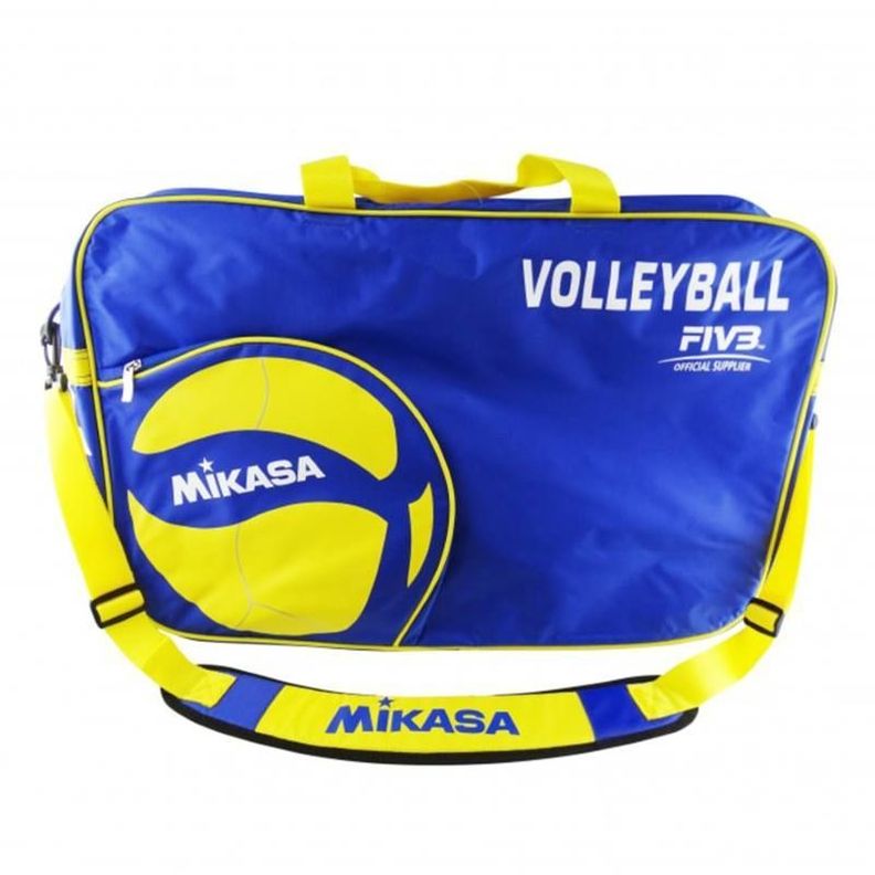 BOLSO MIKASA AZUL AMARILLO 6 BALONES VOLLEY V200W-0