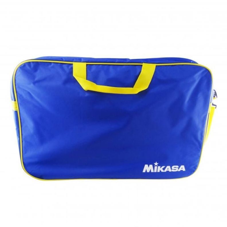 BOLSO MIKASA AZUL AMARILLO 6 BALONES VOLLEY V200W-1