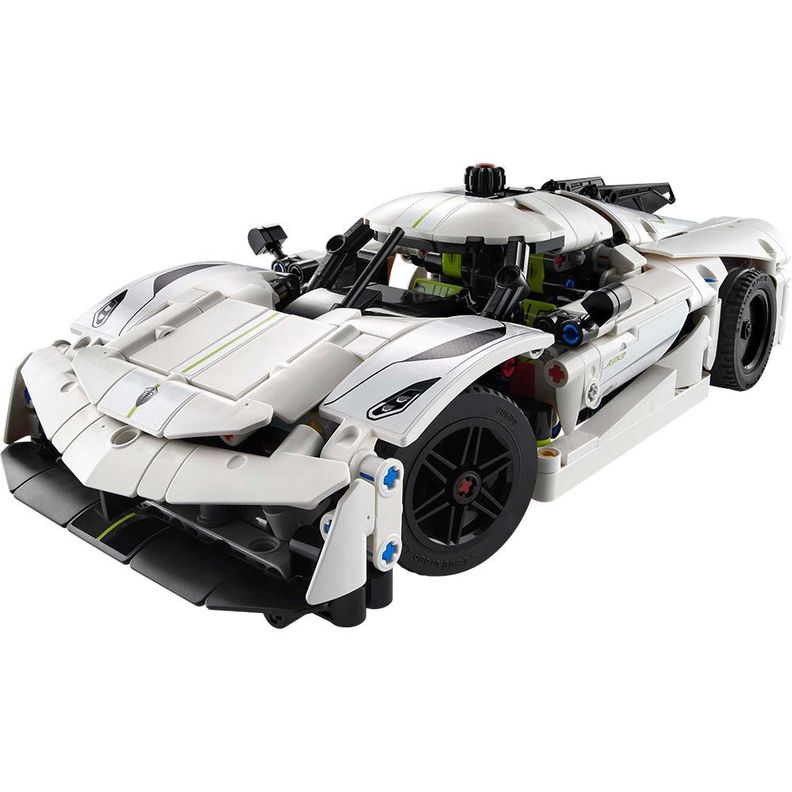 Lego Hiperauto Koenigsegg Jesko Absolut Blanco (42184)-0