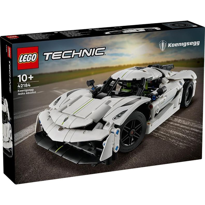 Lego Hiperauto Koenigsegg Jesko Absolut Blanco (42184)-4