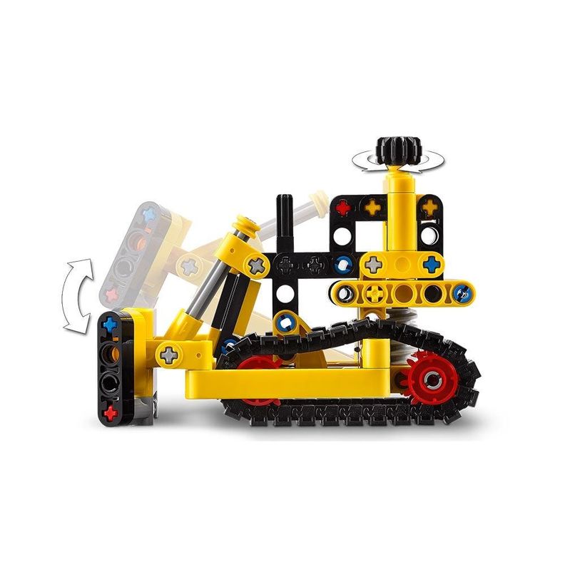 Lego Technic Bulldozer De Trabajo Pesado-2