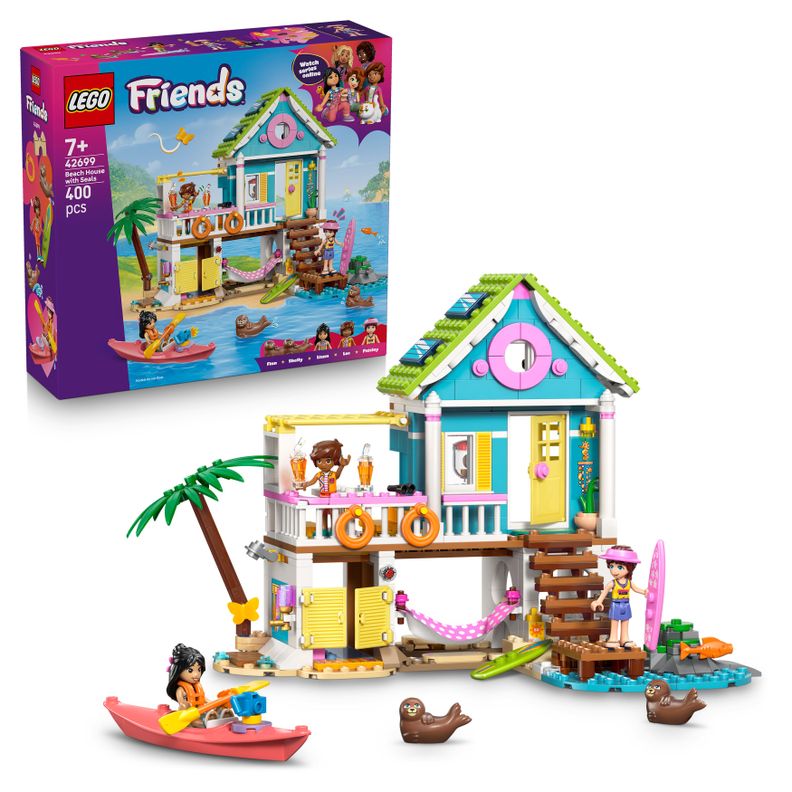 LEGO 42699 CASA EN LA PLAYA CON FOCAS FRIENDS