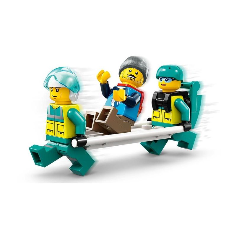 Lego City Helicóptero De Rescate Para Emergencias-3