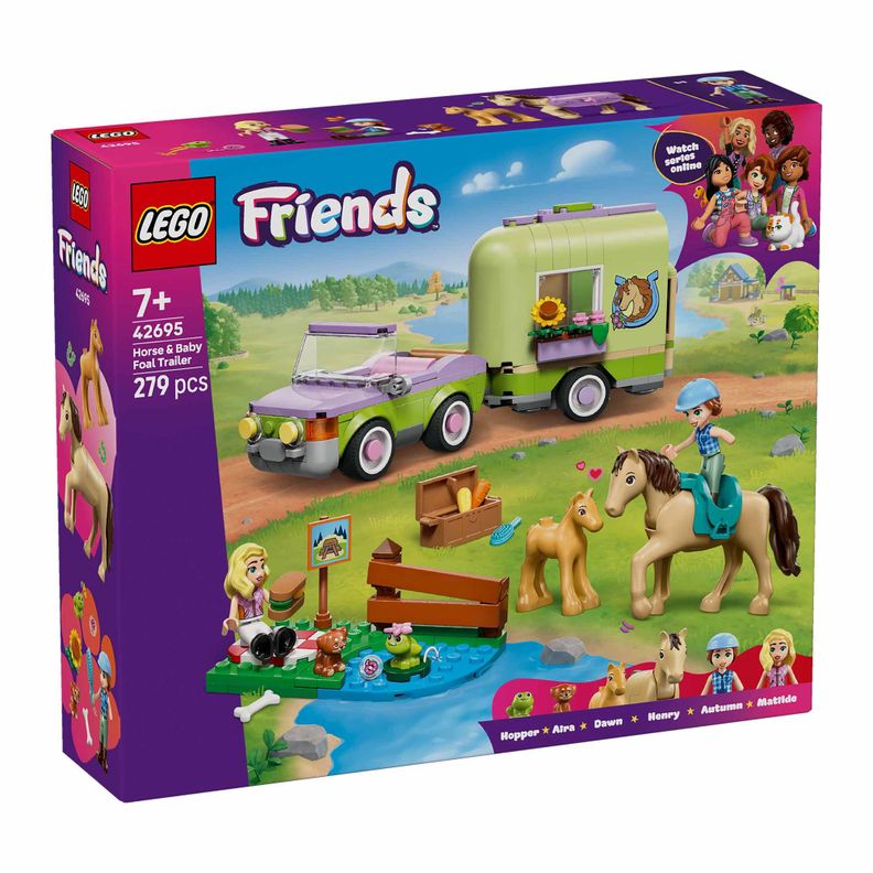 LEGO 42695 REMOLQUE PARA CABALLO Y POTRILLO