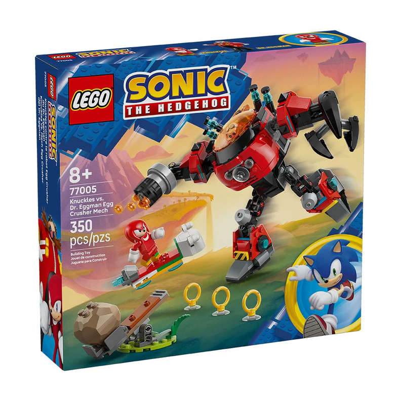 KNUCKLES VS. MECH EGG CRUSHER DEL DR. EGGMAN 77005