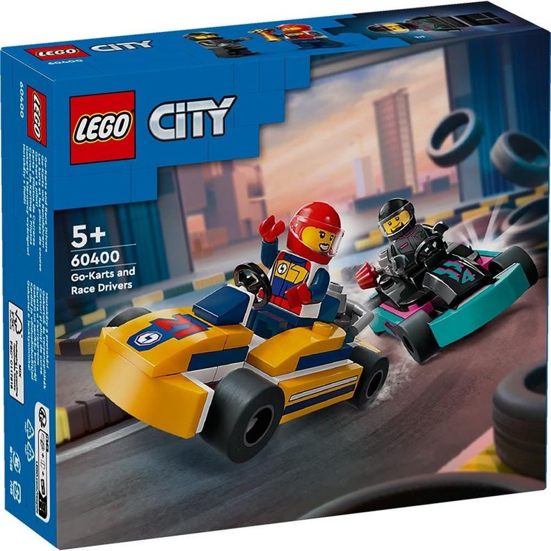 Lego City Go-karts Y Pilotos De Carreras (60400)-0