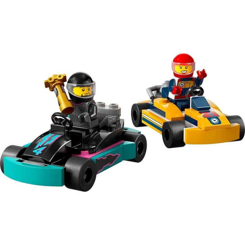 Lego City Go-karts Y Pilotos De Carreras (60400)-1