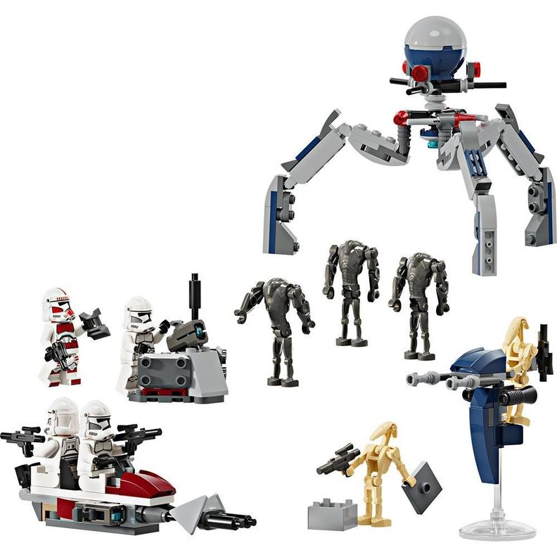 Lego Clon Trooper Y Droides De Batalla Star Wars 75372-1