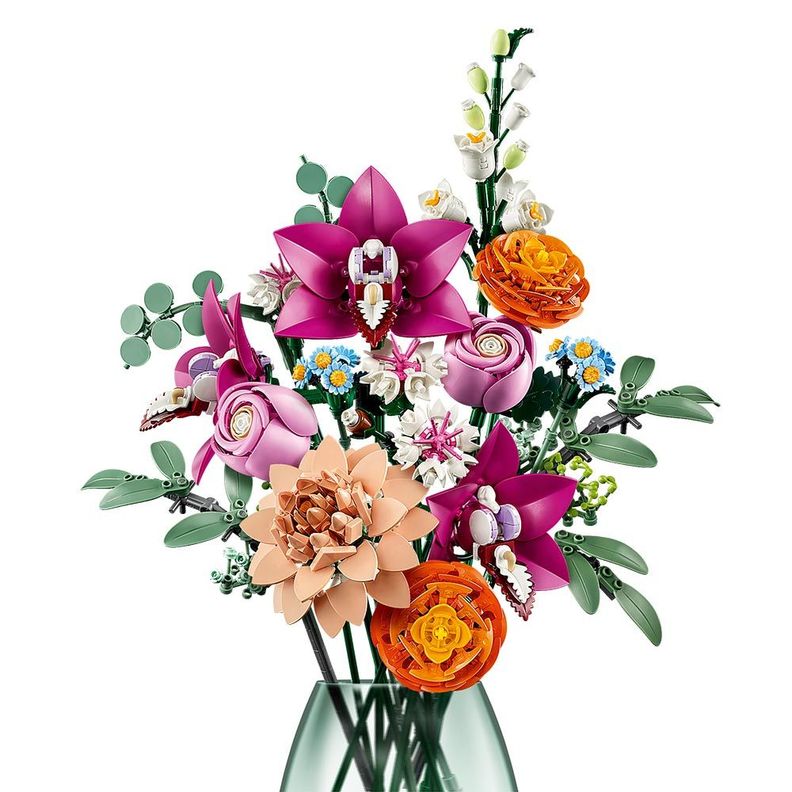 LEGO Ramo de Flores Fantasía en Rosa (10342)-9
