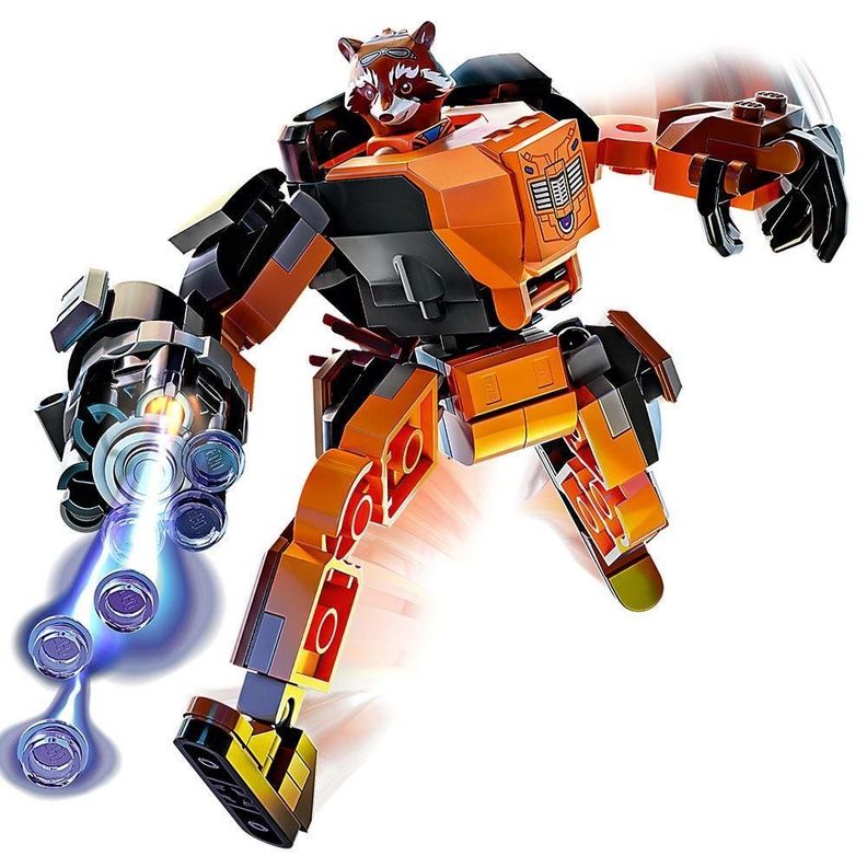 Lego Super Heroes Armadura Robótica D Rocket 76243 98 Piezas-3