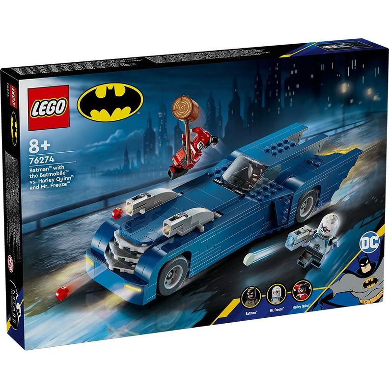Batman™ con Batimóvil vs. Harley Quinn™ y Mr. Freeze™-0