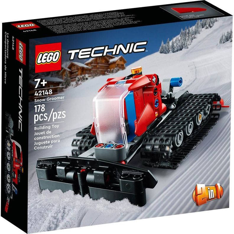 Lego Technic 42148  Compactadora De Nieve-0