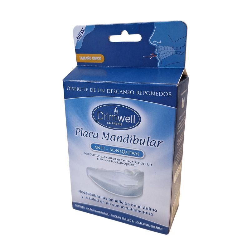 Antirronquido Placa Drimwell Original - Ronquidos Azul
