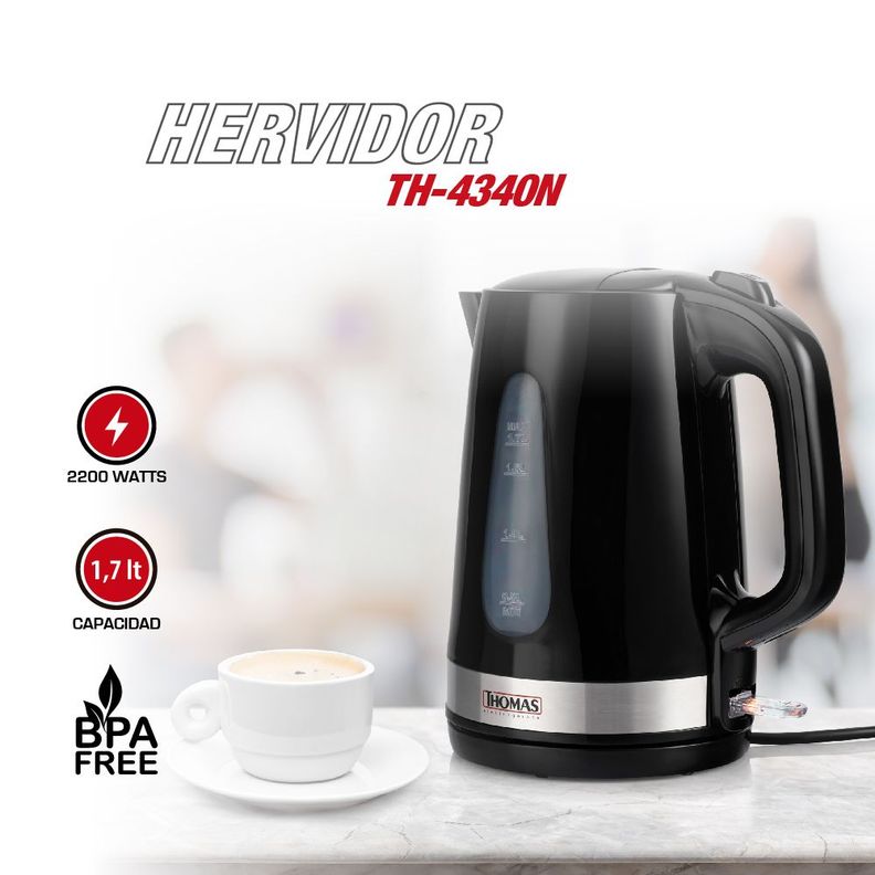 Hervidor Thomas 1,7lts TH-4340N-1