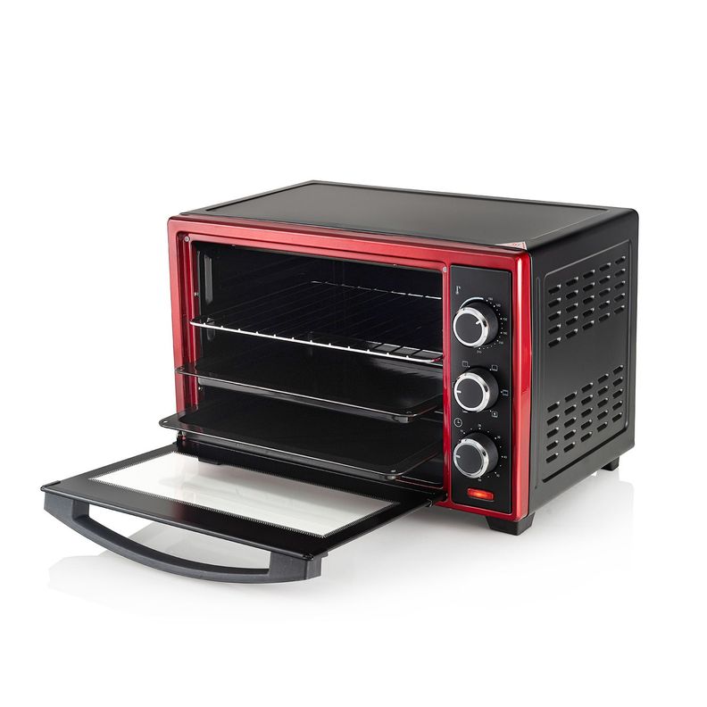 HORNO ELECTRICO THOMAS TH-26R ROJO-2