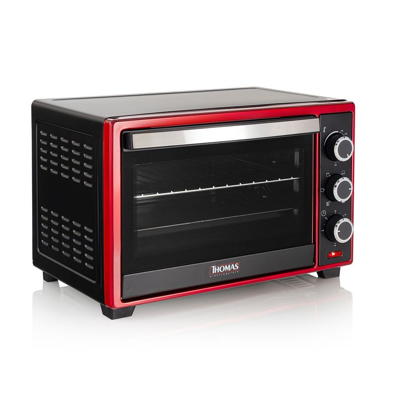 HORNO ELECTRICO THOMAS TH-26R ROJO-4