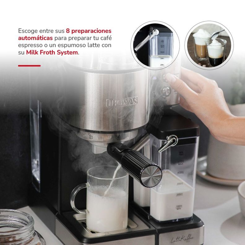 Cafetera Expresso Latekaffee TH-160DELi-2
