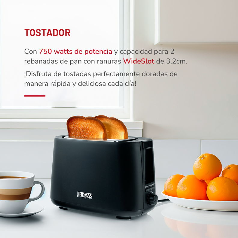 Tostador 2 rebanadas TH-117-3