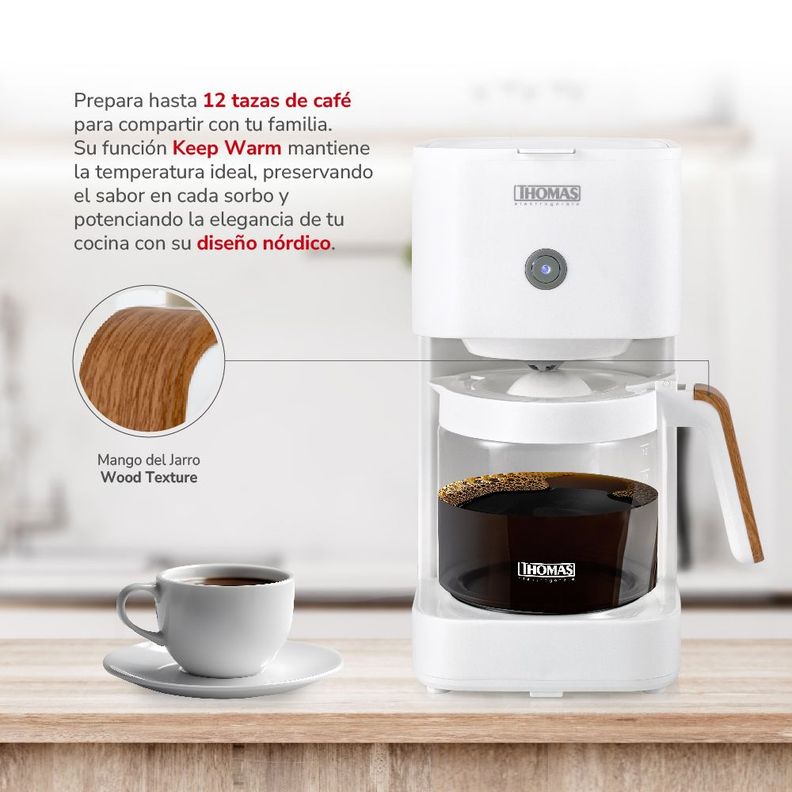Cafetera de Filtro 1,5 lts TH-134B-2