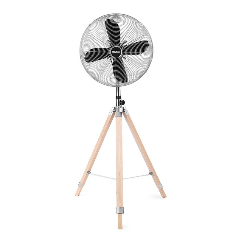 Ventilador Thomas TH-18MP Plateado Metalico