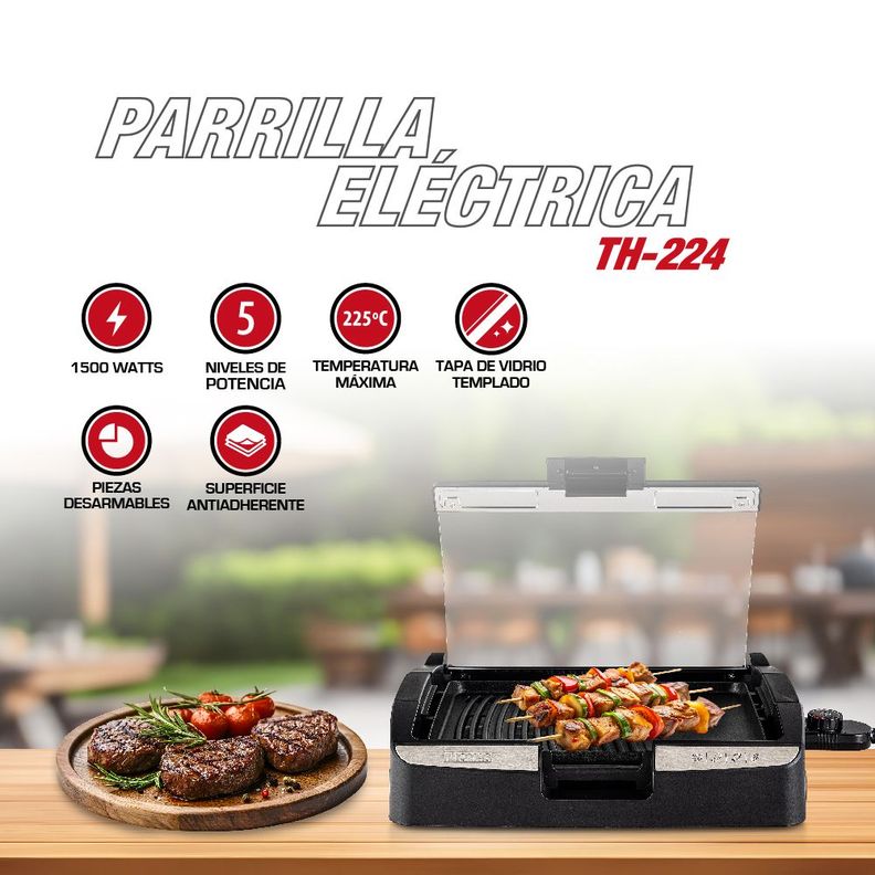 Parrilla Eléctrica TH-224-1