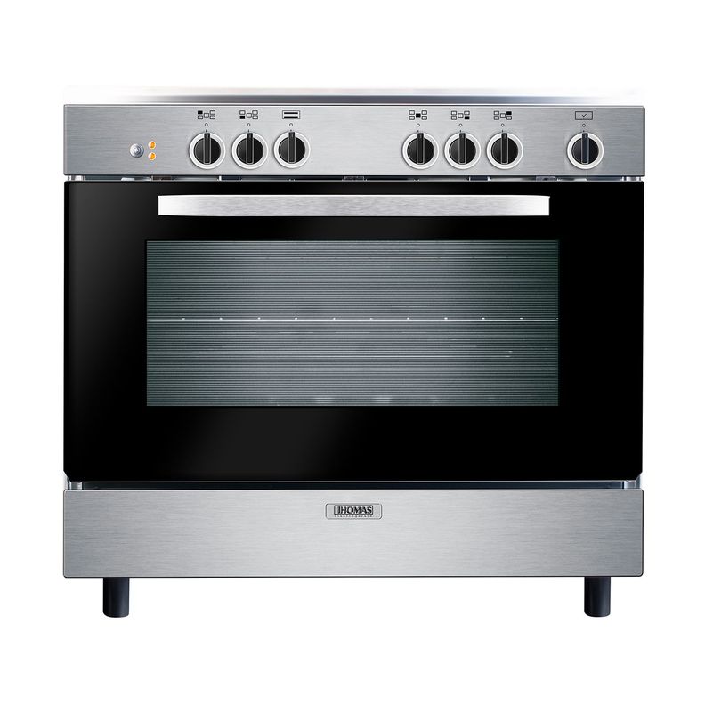 Cocina 5 quemadores horno de 130 Lts-0