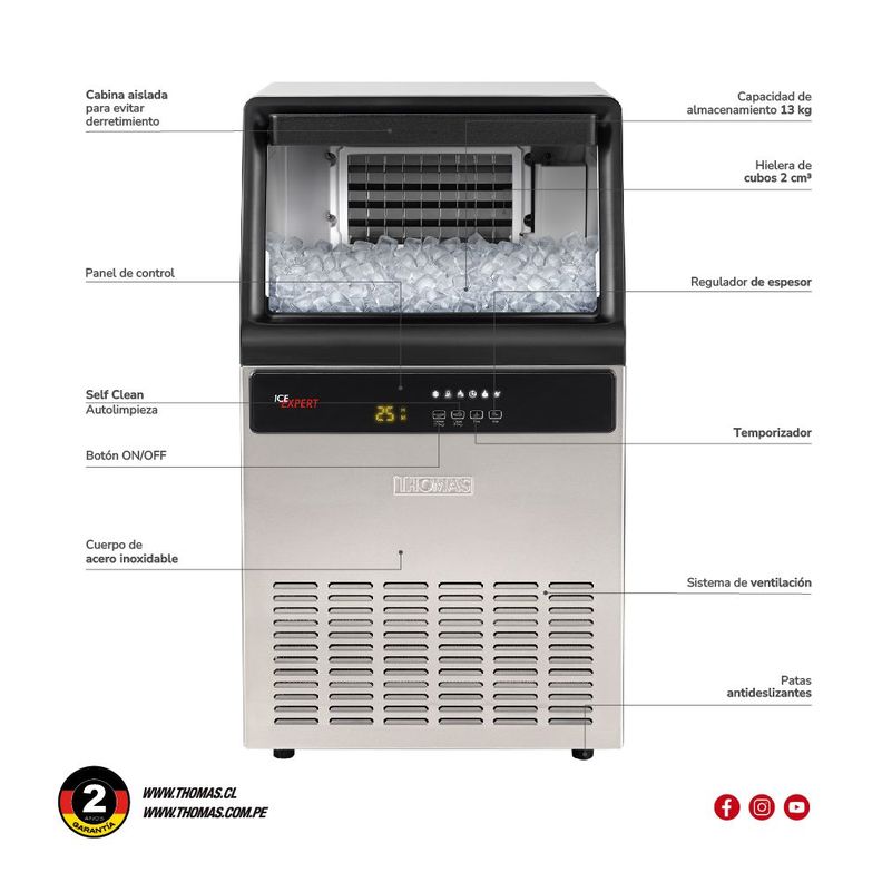 Hielera Ice Maker TH-IM45Ki-5