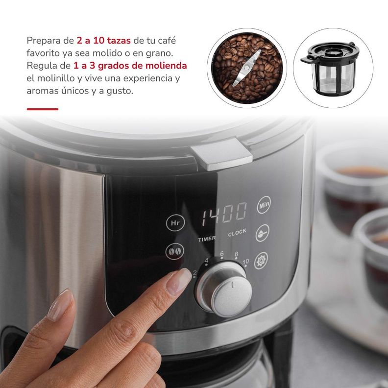 Cafetera Filtro Aromakaffee TH-145DMi-2