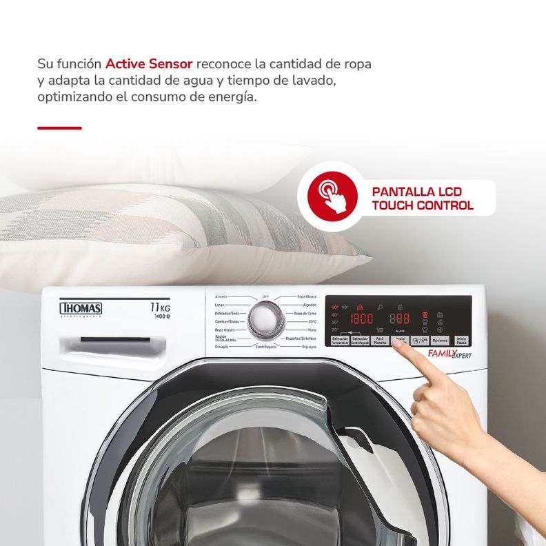Lavadora carga frontal 11 Kg-3