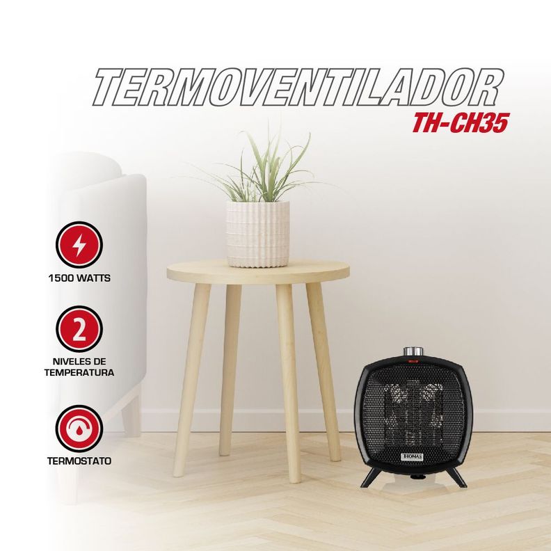 Termoventilador Cerámico Thomas TH-CH35-1