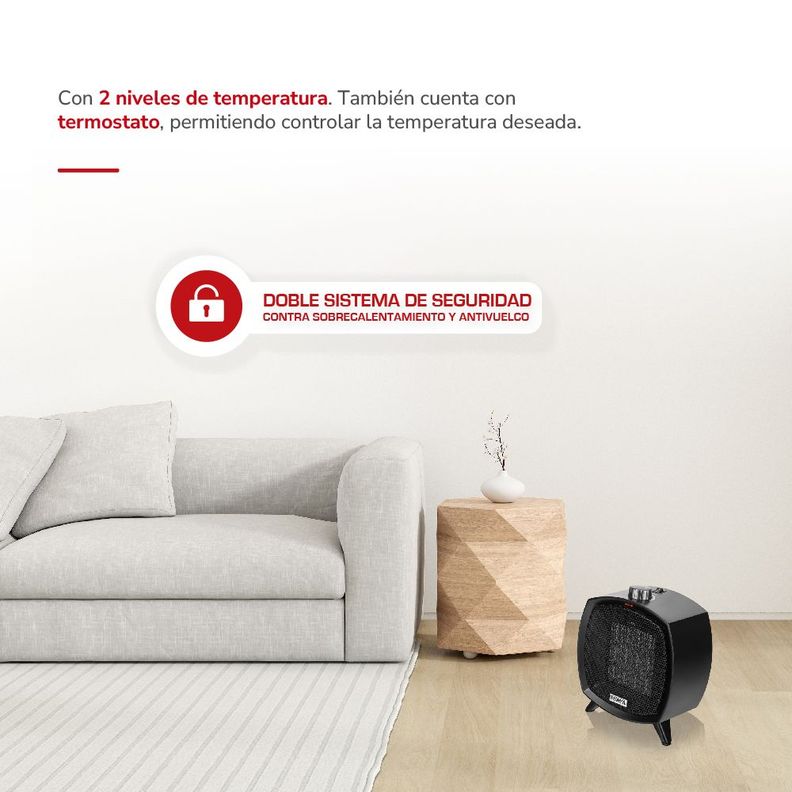 Termoventilador Cerámico Thomas TH-CH35-2