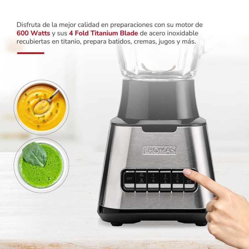 Licuadora 6 vel. 1,5lts TH-410Vi-3