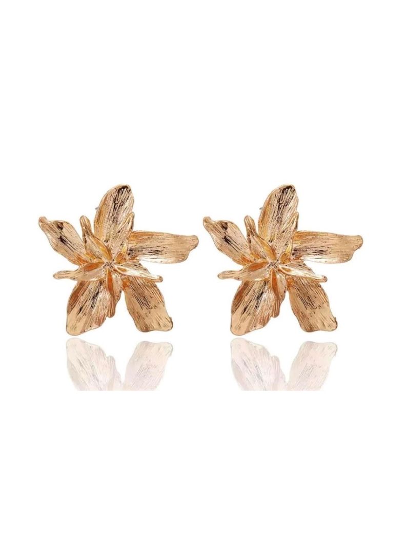 Aros Flor Dorada