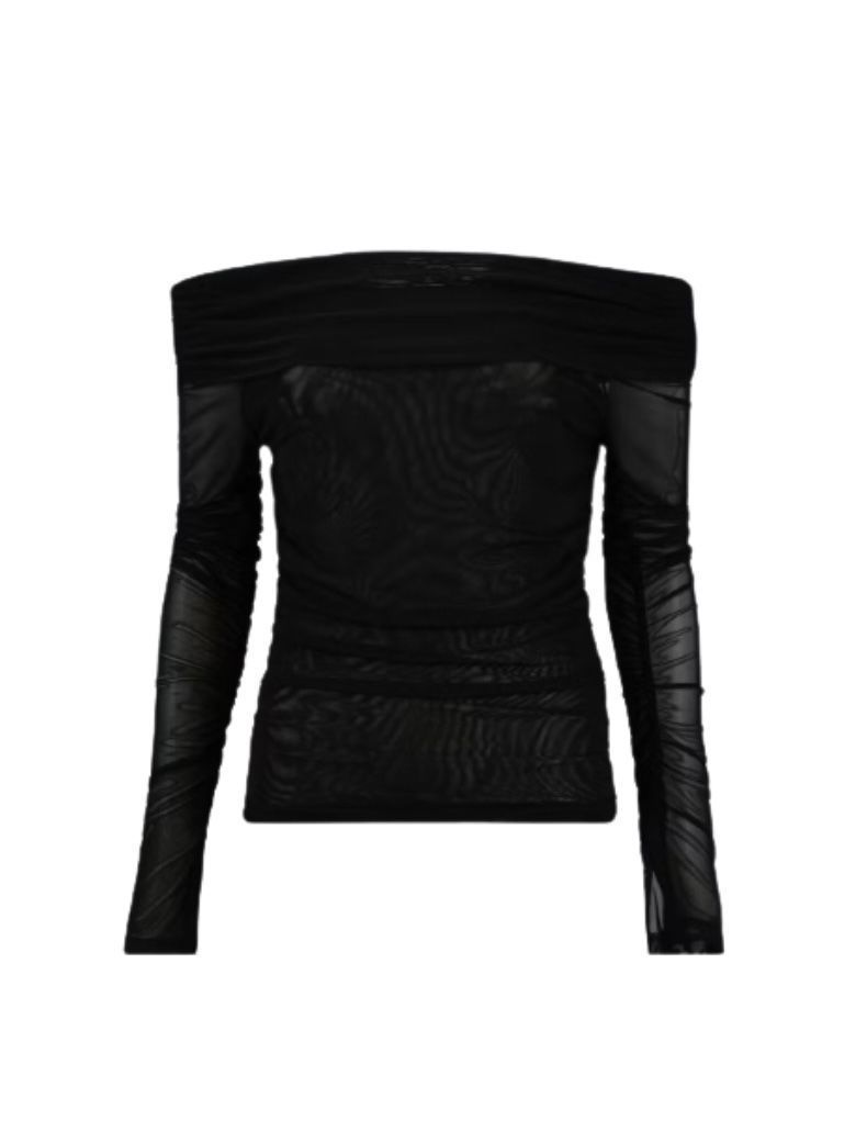 Top Negro Transparencia Manga Larga-2