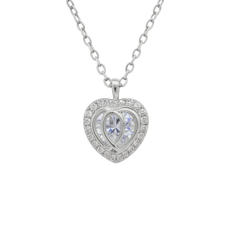Collar Corazon Plata 925