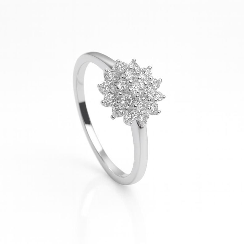 Anillo Roseta Plata 925