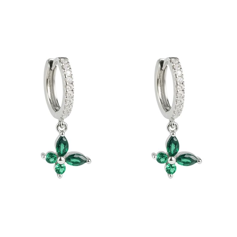 Aros Argollas Cintillo Mariposa Plata 925