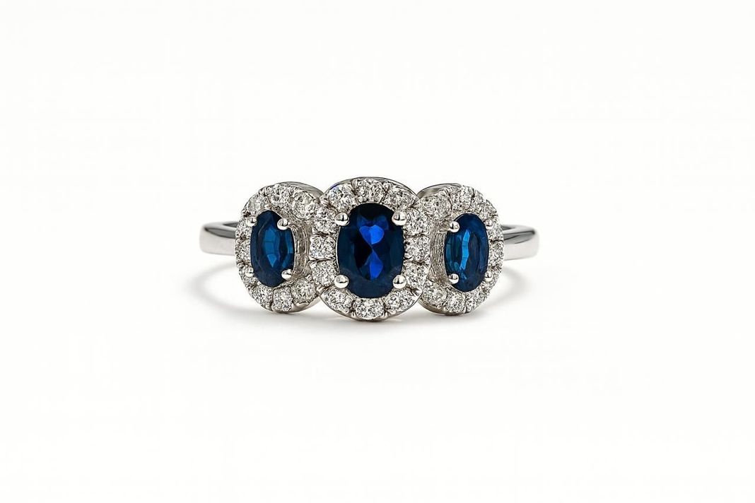Anillo Tres Rosetas Plata 925 12