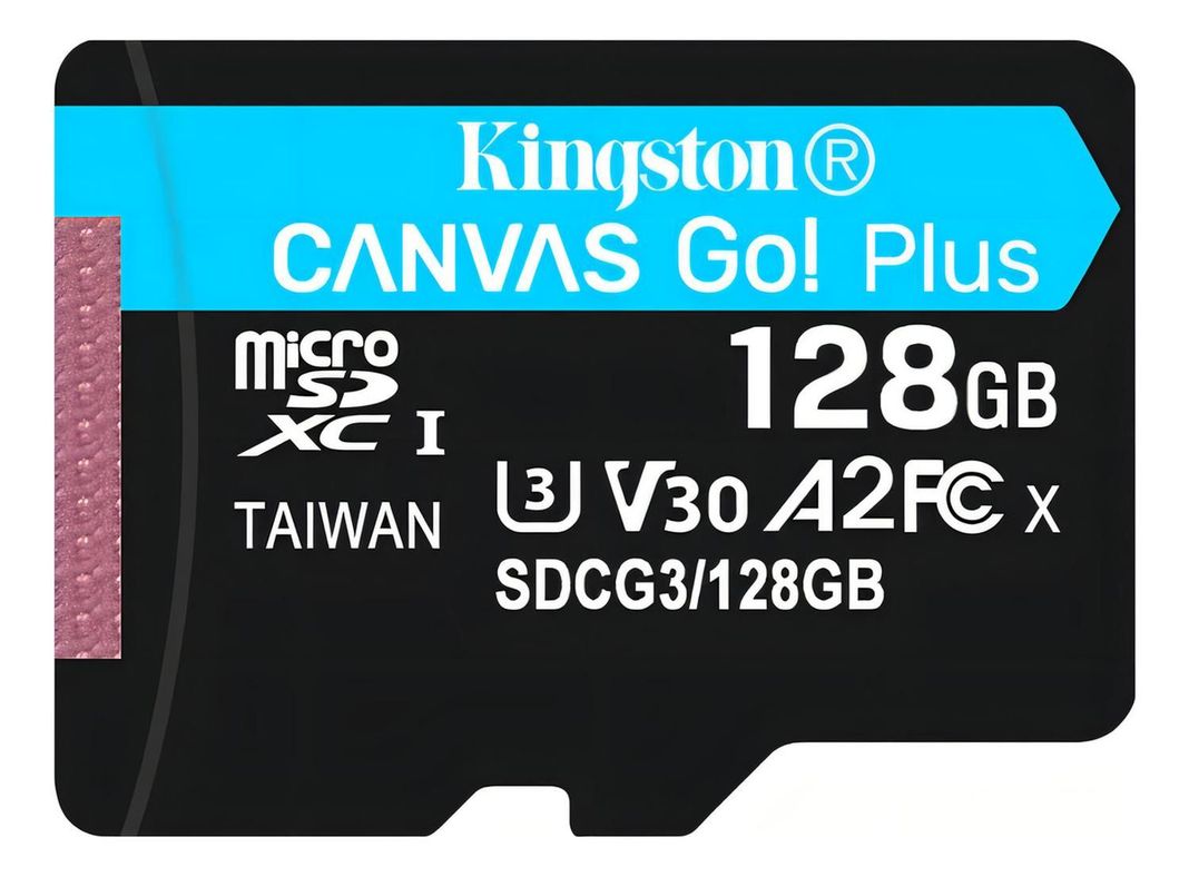 Microsd Kingston 128gb Canvas Go! Plus Uhs-i A2 V30 U3 C10-3