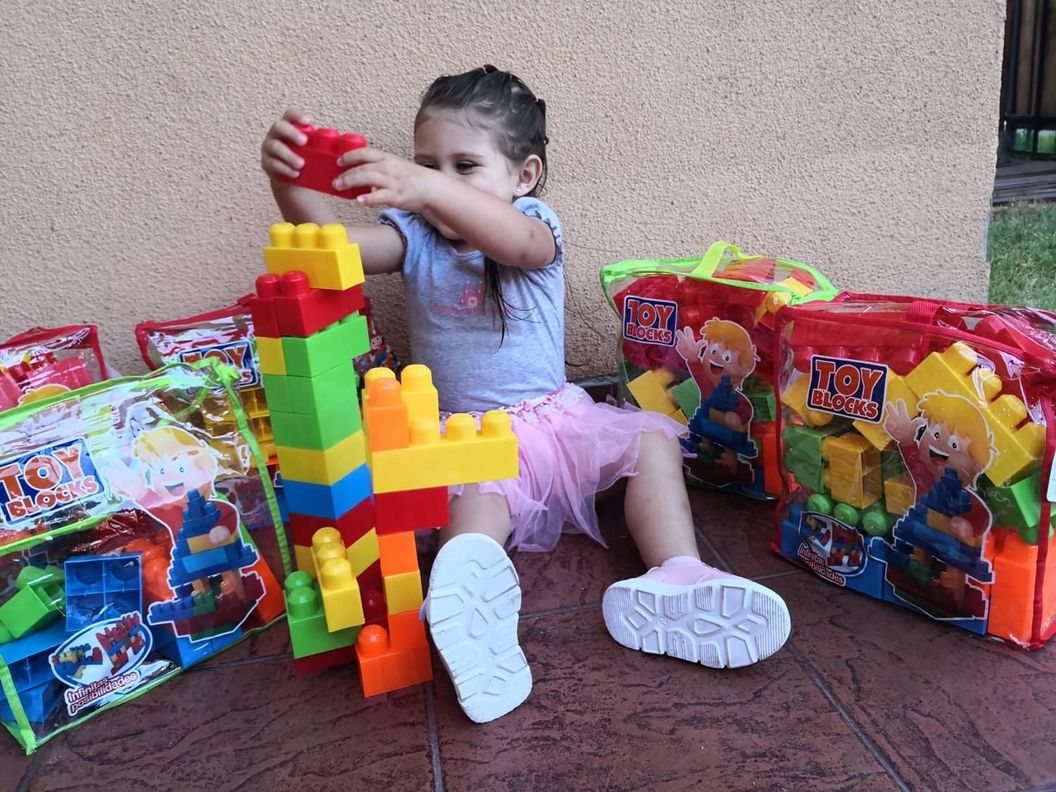 Bloque De Construcción 50 Piezas Grandes Fabricacion Chilena-1