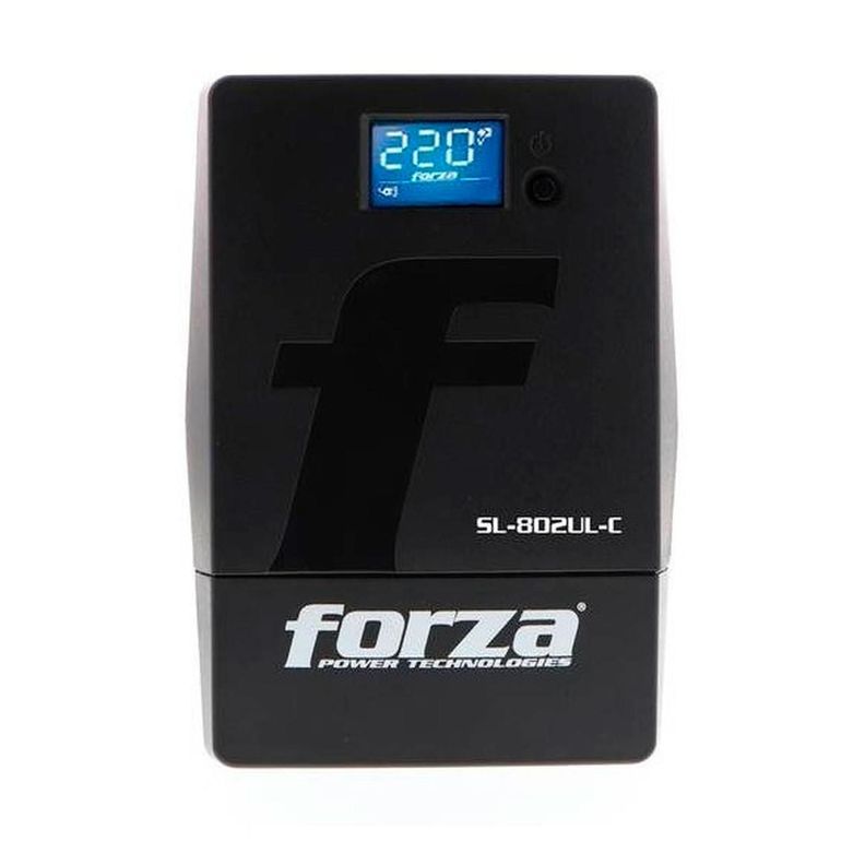 Ups Interactiva Forza Sl-802ul-c 800va/450w 220v - 3 Salidas