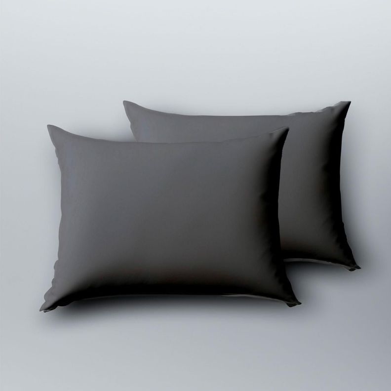 Pack de Almohada 70x40 cm Comodidad para un Sueño Reparador Gris-1
