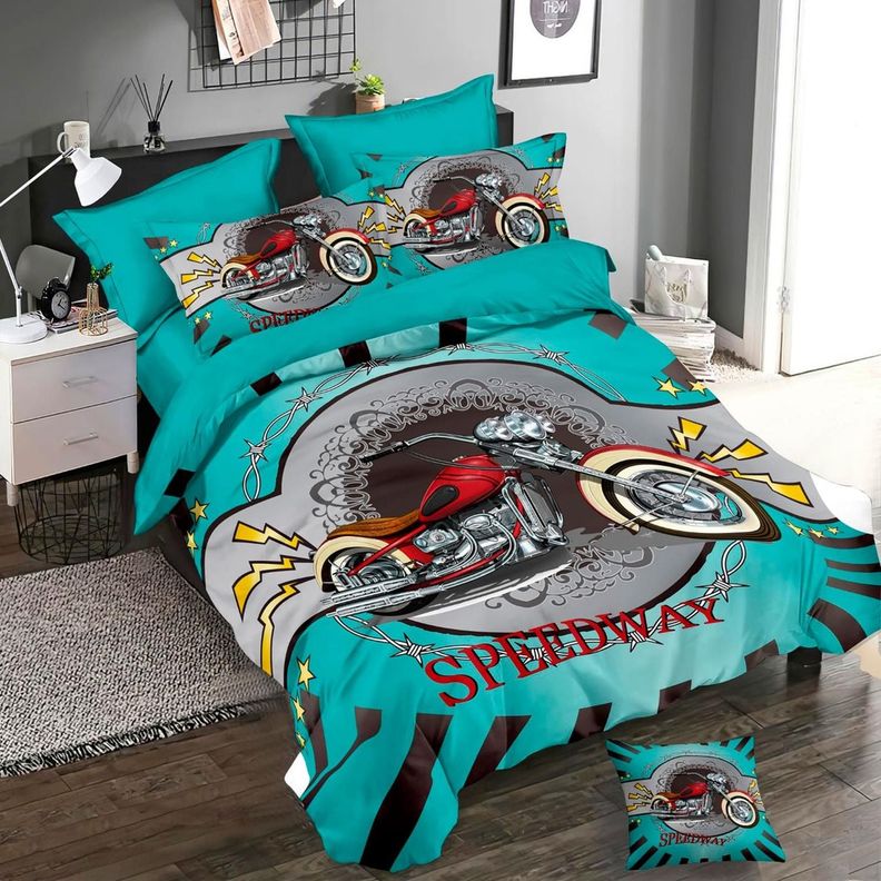 Cubrecama Quilt Verano 1.5 Plazas +Funda 50x70 -Diseño Shopper S 594-0