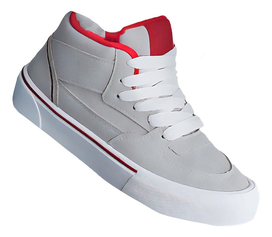 Zapatillas Juvenil Hombre Mujer Urbano Skate Caña Alta 7630-1