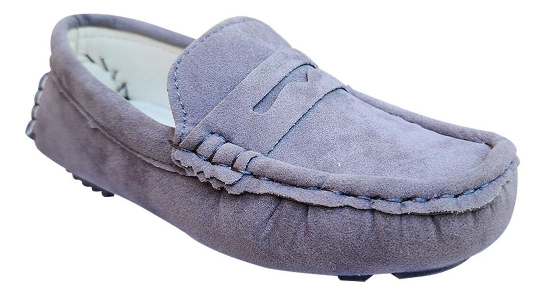 Zapato Mocasin Para Niños Suela Plana Casual Liviano 7706-2