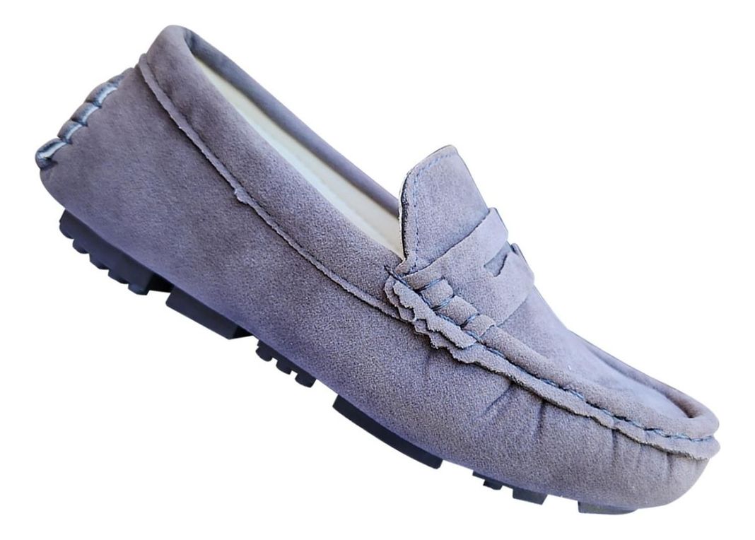 Zapato Mocasin Para Niños Suela Plana Casual Liviano 7706-3