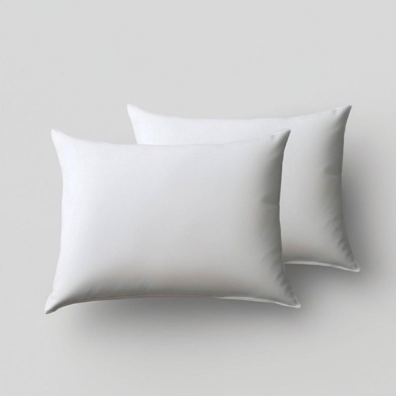 Pack de Almohada 70x40 cm Comodidad para un Sueño Reparador Blanco-1